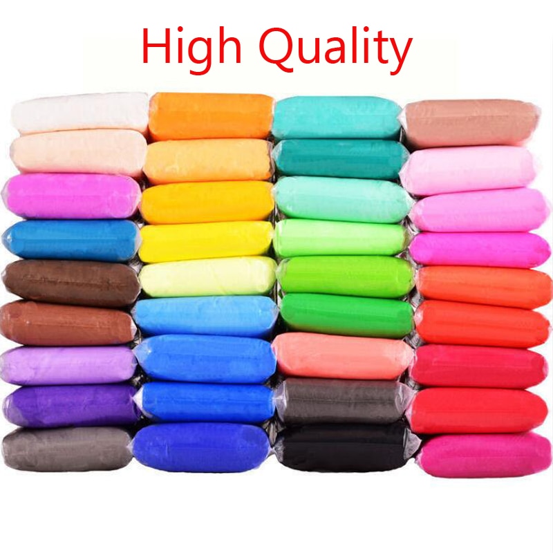 Plasticine 36 Colors Air Dry Light Playdough Polymer Clay Kids Early Education Toys DIY Colored Slimes Mud Play Dough Games