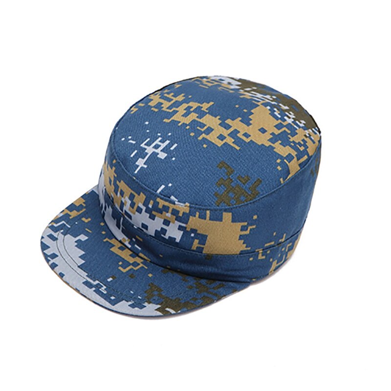 Sombrinha Chapéu Boné de pala Flat Top Impresso Treino Dust-proof Headwear Desgaste Ajustável Outdoor Sports Caminhadas escalada Camping