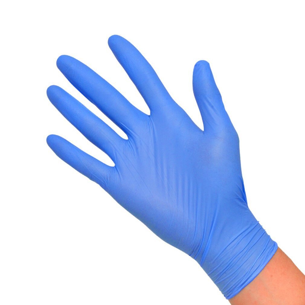 Nitrilhandsker antistatiske oliesikre syre- og alkalibestandige handsker hjemmefabriks laboratoriemad bagningshandsker