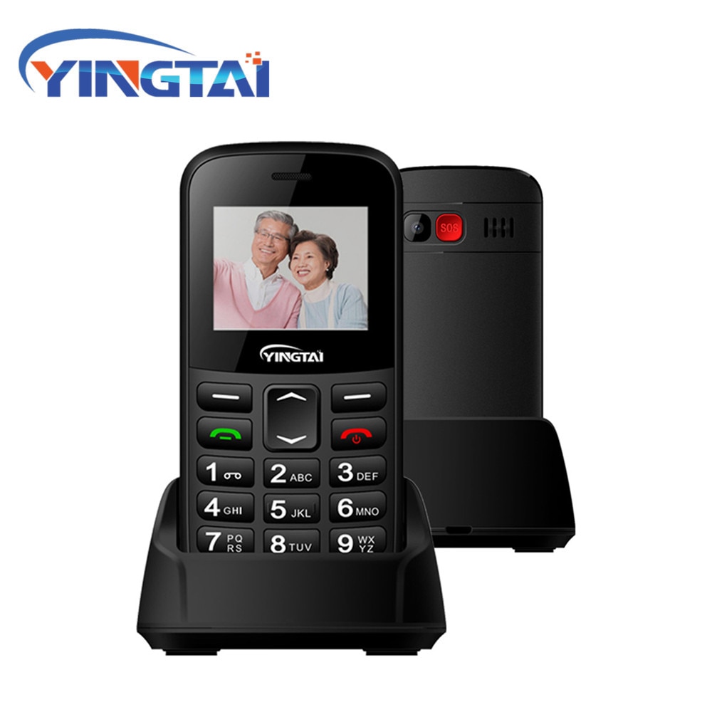 Dual sim-kaarten bar telefoon yingtai  t36 groot toetsenbord groot lettertype sos mobiele telefoon geschikt voor ouderen ondersteuning trillingsvrij bureaublad
