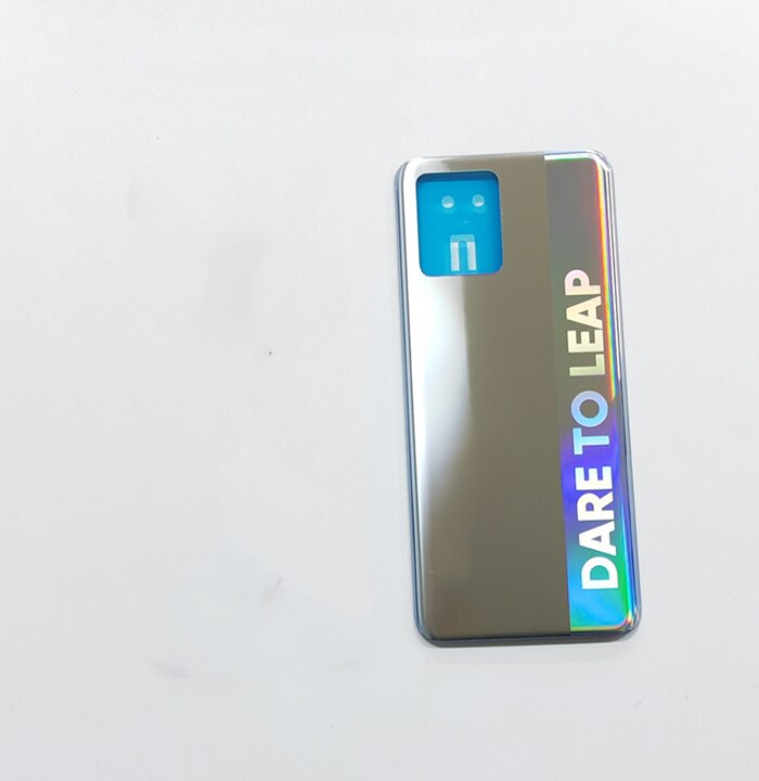 Für Realme 8 Batterie Zurück Hinten 4G RMX3085 Abdeckung Tür Gehäbenutzen Batterie Zurück Abdeckung Ersatz: Cyber Silber-