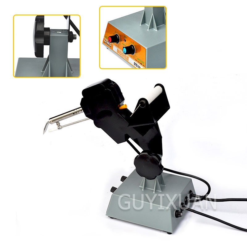 Pedal type automatic tin dispenser Adjustable temperature feeding tin machine Industrial soldering machine