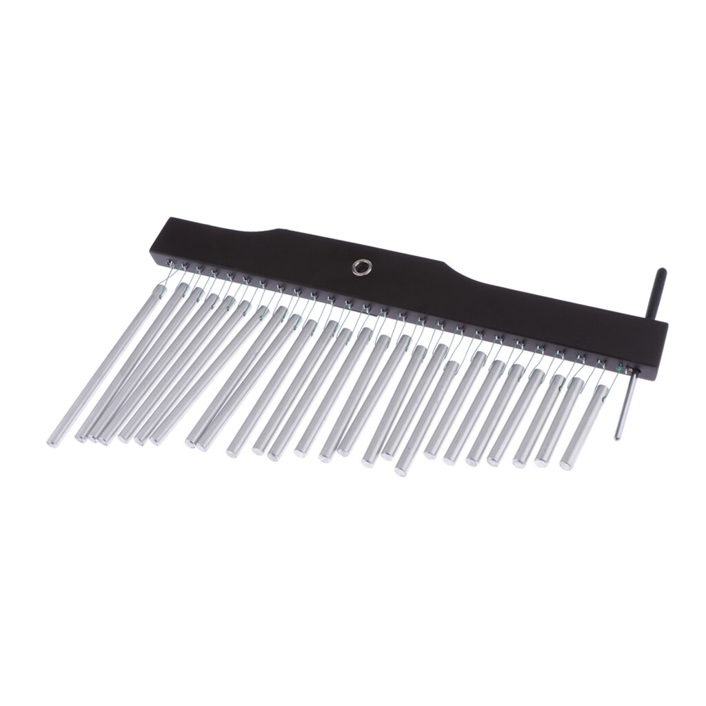 25 Tone Bar Chimes Single-row Wind Chime Percussion Instrumet with Stick