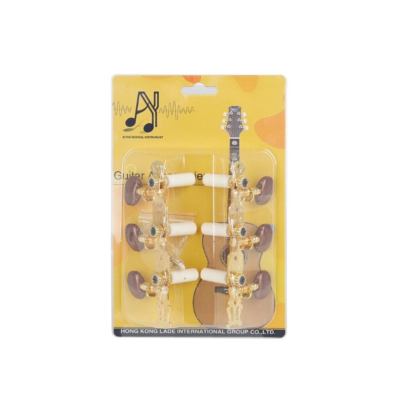 Classical Guitar Tuning Peg Machine Heads Tuning Key Pegs 3+3 Tuners for Nylon Strings