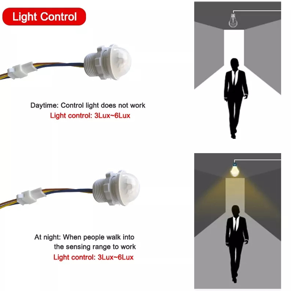 110V 220V Led Pir Sensor Detector Smart Infrarood Schakelaar Home Verlichting Inductie Human Motion Sensor Schakelaar