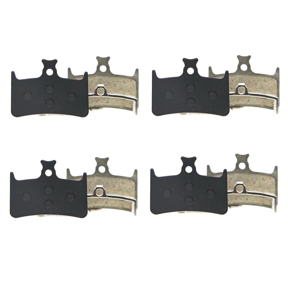 Resin Metal MTB Bicycle Hydraulic Disc Brake Pad For Hope Tech 3 V4 E4 Mountain Cycling Bike Brake Pad Parts Accessories: 4pcs Resin