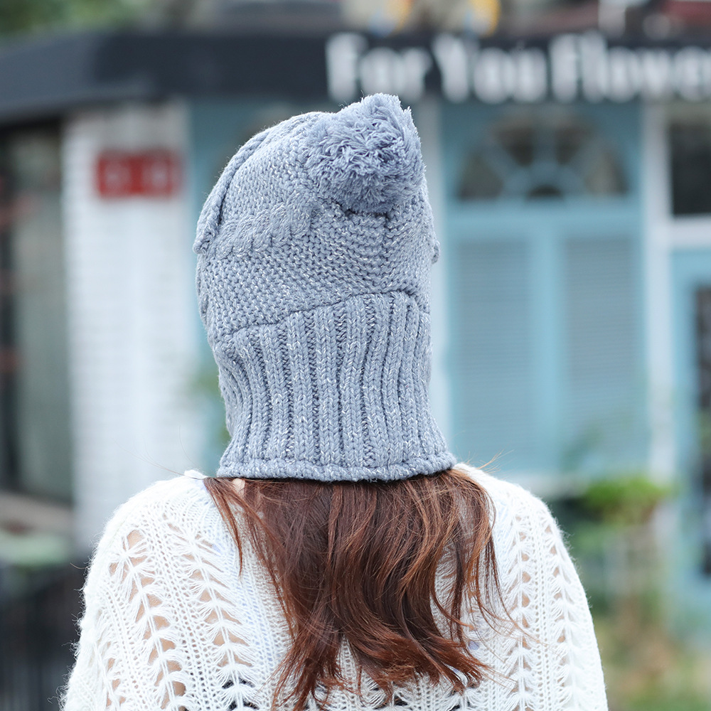 Winter Gebreide Mutsen Hoeden Vrouwen Dikke Warme Beanie Skullies Muts Vrouwelijke Bivakmuts Muts Muts Outdoor Manie Sets