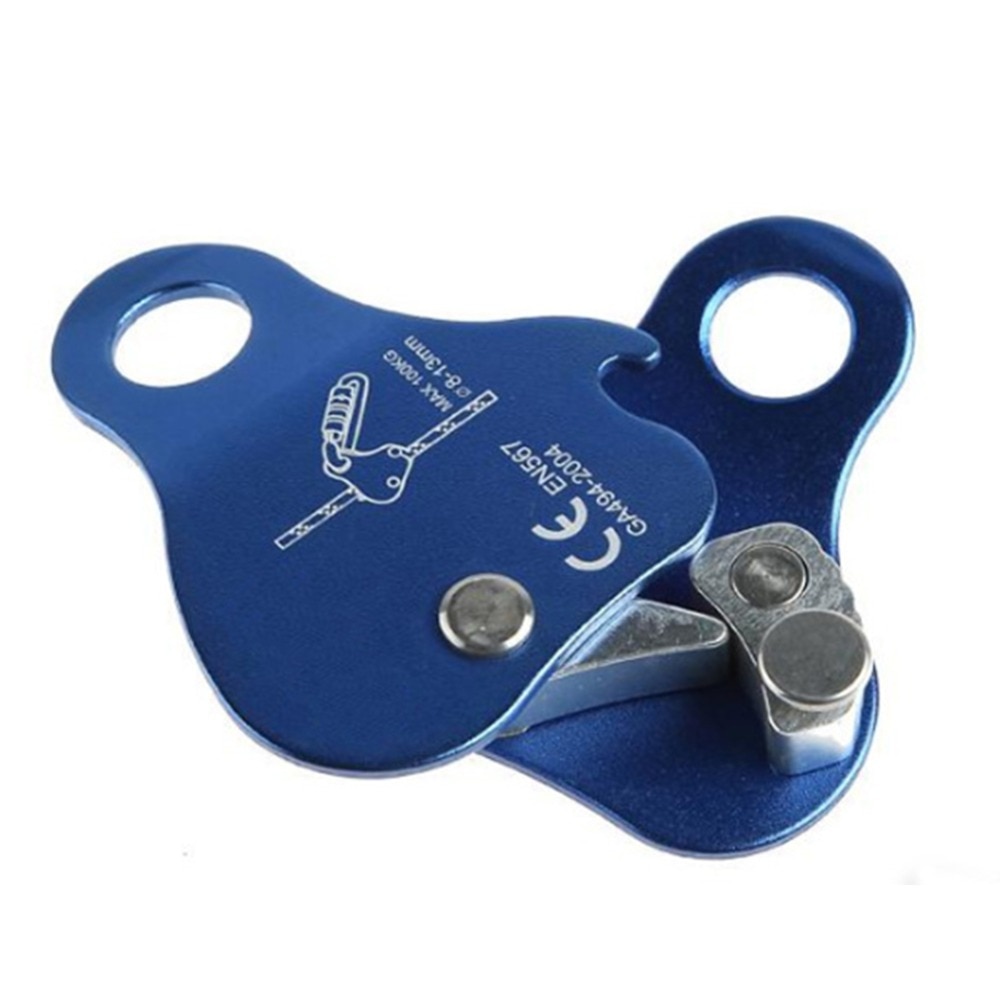 100KG Aerial Work Climbing Rescue Fall Arrest Self-locking Protection Tool Removable Rope Grab Camping Climbing Rescue Device