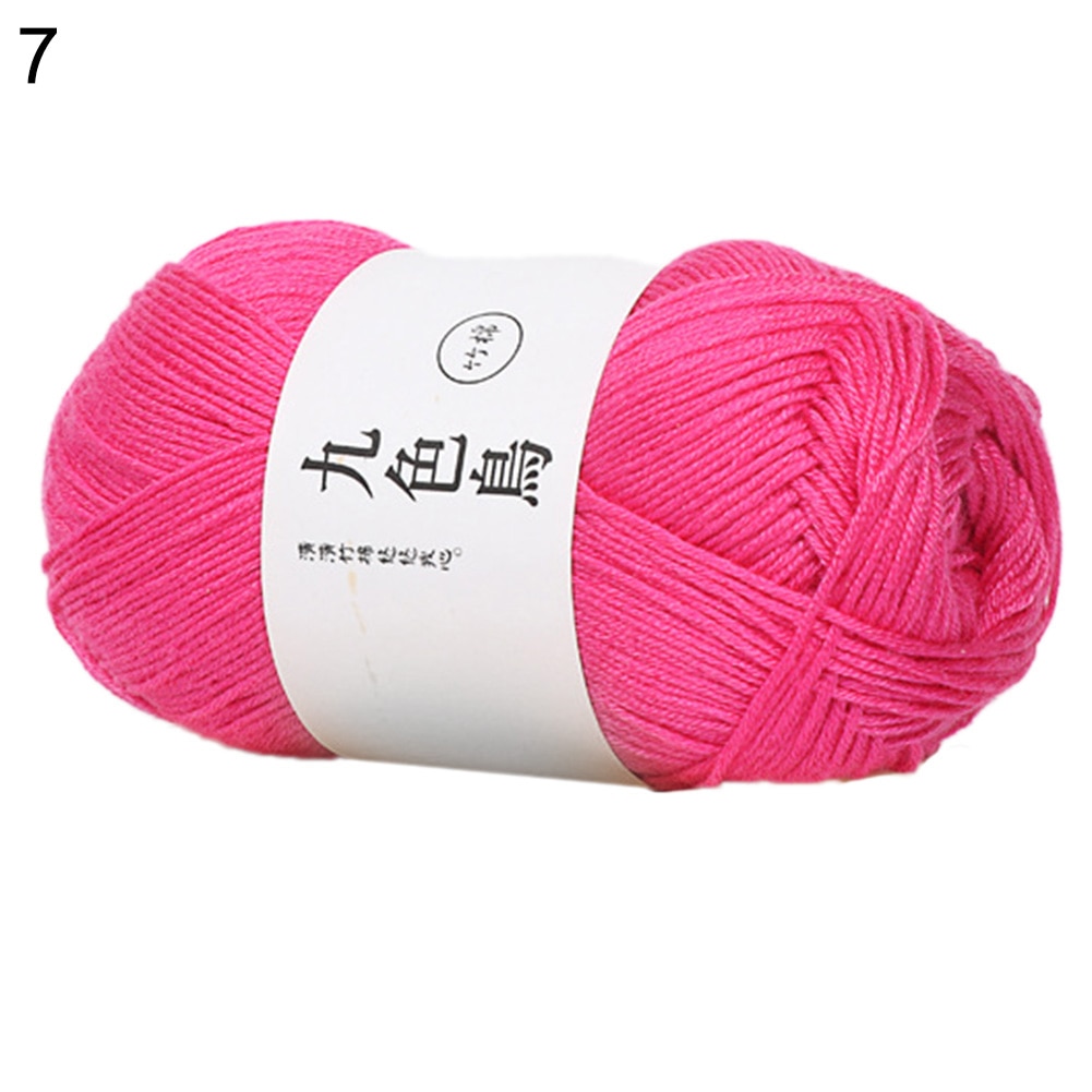 50g/Roll Thin crochet Yarn Soft Wool Yarn For Knitting Crochet Hooks For Hand Knitting Wool Needles Hand Acrylic Yarn DIY Sewing: 7