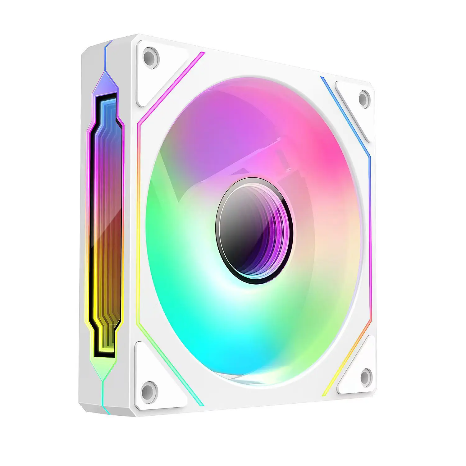 ICE Whale Prism 4 PRO 3PCS PC Case Fan 120mm ARGB Espelho Cíclico Efeito de Luz PWM 800-1800RPM CPU Cooler ventilador