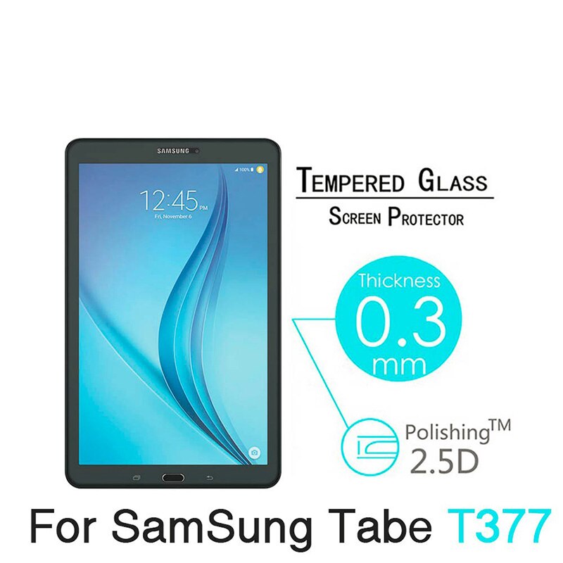 Gehard glas voor samsung galaxy tab  e 8.0 t375 t377 t377p t377r 8.0 '' tablet screenprotector flim voor sm -t377w hd glas
