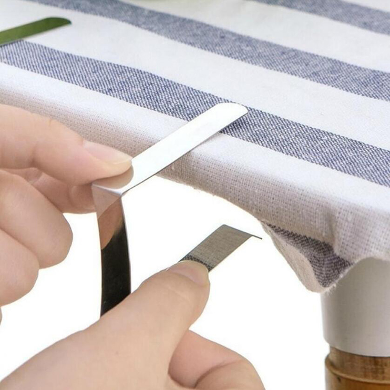 clip per tovaglie antiscivolo in acciaio inossidabile Tavoli antiscivolo Copertura Morsetti di fissaggio clip clip per copertura del tavolo da campeggio per matrimoni