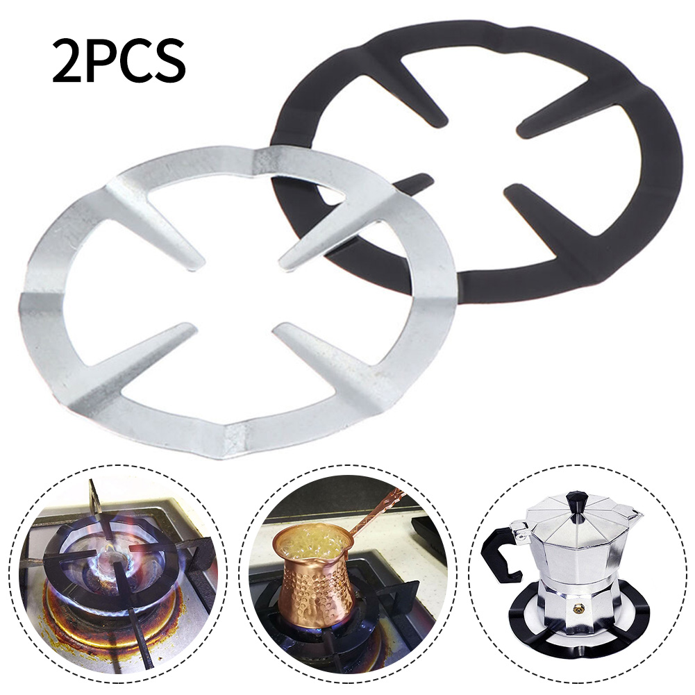 Gasrek Koffiestandaard Coffeeware Accessoires Fornuis Espresso Warmteverspreider Houder Moka Pot Roestvrij staal 2 stuks