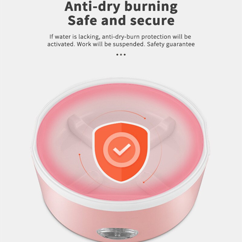 2L Electric Mini Rice Cooker Multi-functional Portable Stainless Steel 2/3 Layers Steamer Meal Thermal Heating Cookers Lunch Box