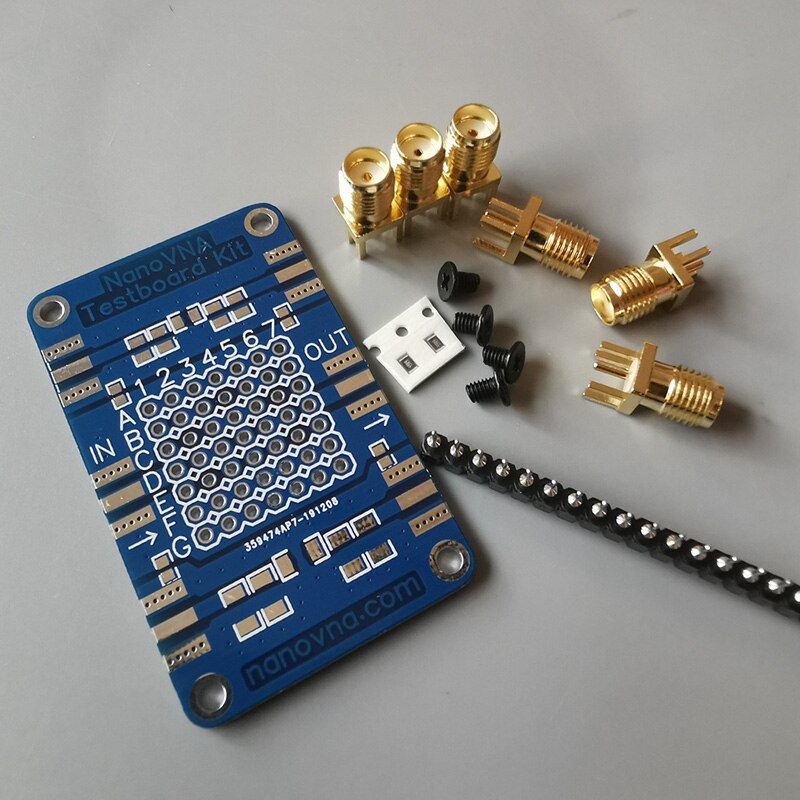 Neueste NanoVNA Testboard Bausatz VNA Vektor Netzwerk analysieren Prüfung Demo Gremium