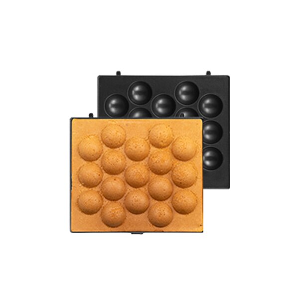 Sandwichera eléctrica de 650W con temporizador, máquina para hacer gofres, tostadora, máquina de desayuno Takoyaki, tortitas, Donuts, Sandwichera de 220V: egg waffles