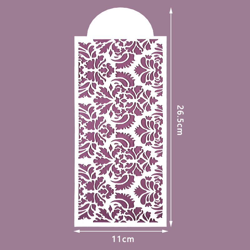 Cake Stencil Lace Cake Boder Stencils Cake Decorating Tool Fondant Printingtemplate Diypastry Drawing Mold Kitchen Baking Tool: Style P
