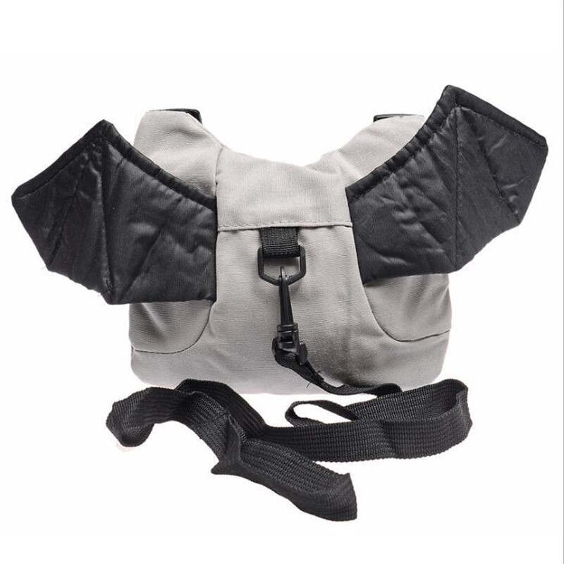 Mochila infantil con arnés para niños, Correa antipérdida ajustable de animales, bolsa de algodón puro antipérdida, protección de seguridad infantil: Bat
