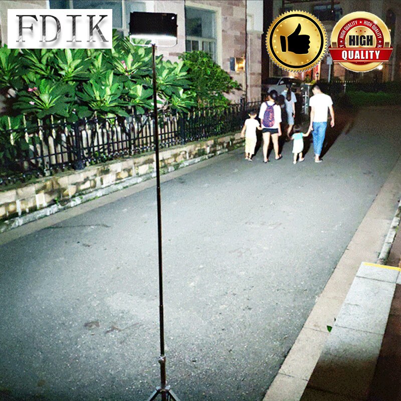 LED Flood Light DC12-85V 50W Outdoor Waterproof Spot Light Xtra Bright LED Camping Lamp Tripod Extensible Night Market Lights