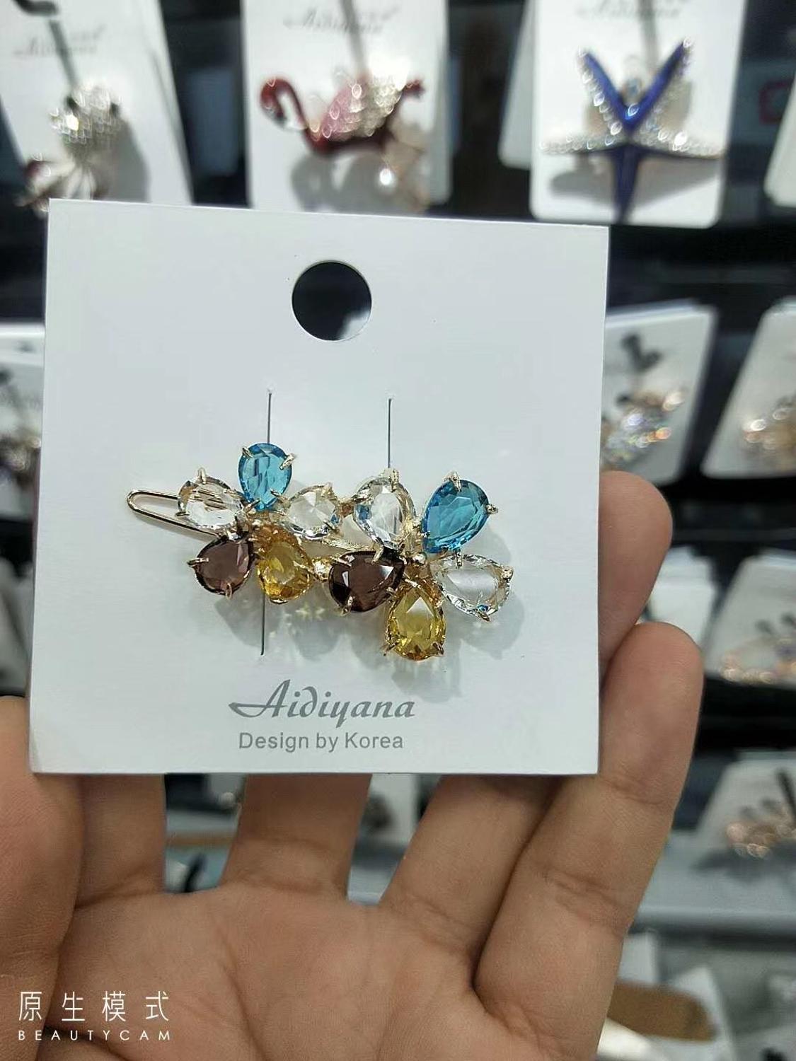 David Zhang Multi Kleur Hoge Niveau Zirkoon Haar Clip Haar Accesary Voor Vrouwen Party Queen Welkom