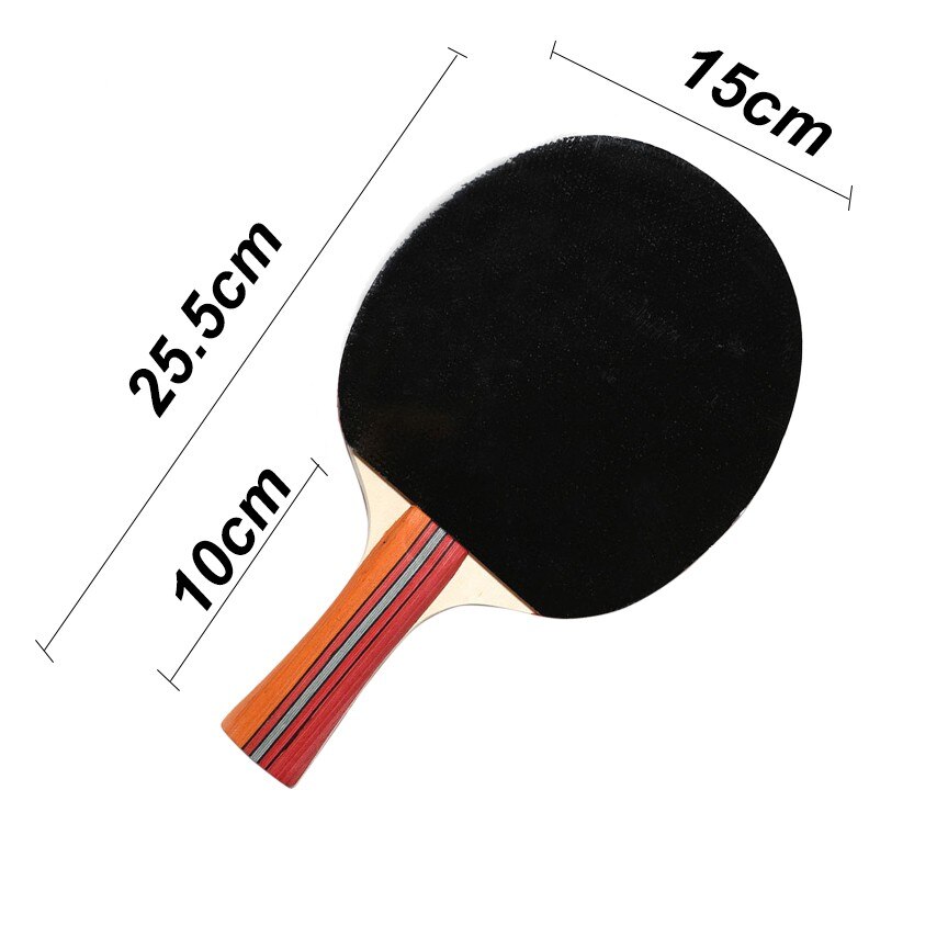 40 # Tafeltennis Rackets Professionele Tafeltennis Racket 2 Stuks Paddle Bat 3 Ballen Set Dubbele Tafeltennis Pak indoor Sport