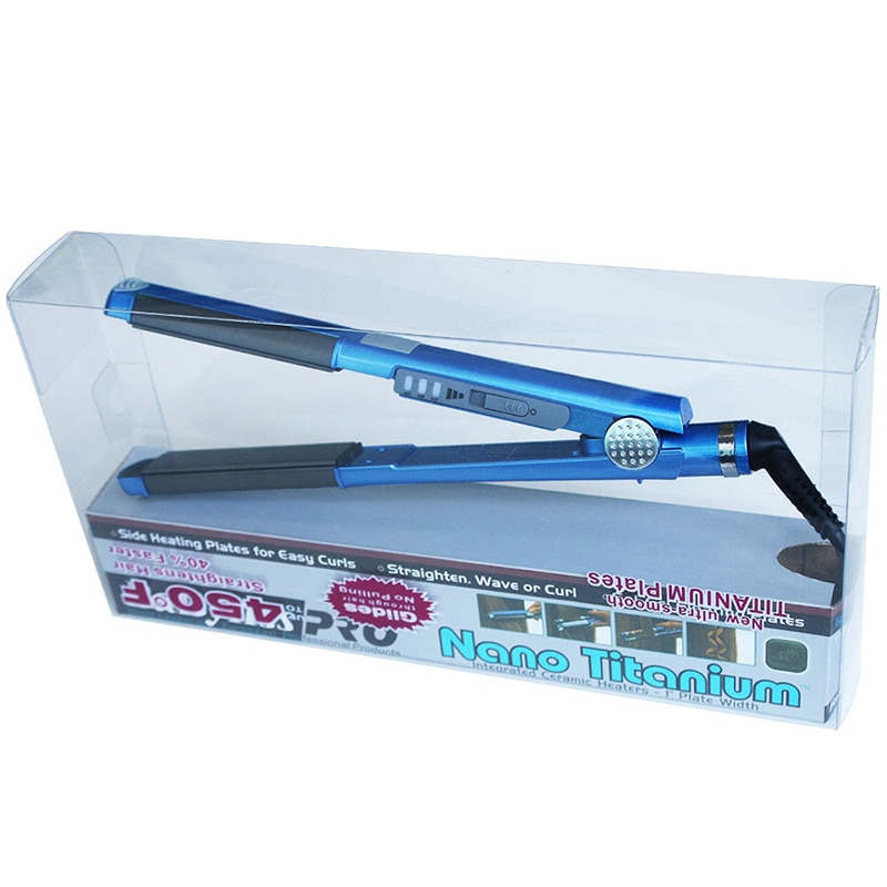 PRO Nano Titanium Styler Straightener Irons Pure Titanium-plated Plates Flat Iron Hair Straightening Brush Hair Styling Machine