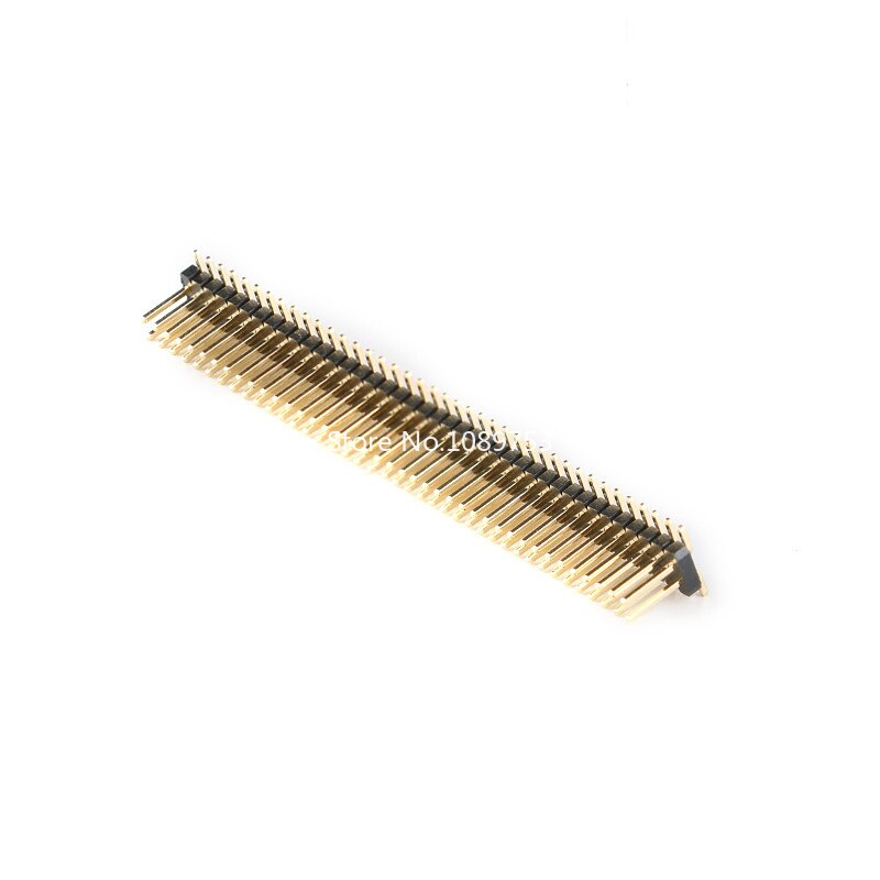 10PCS 2.54mm Male Pin Header Connector 2.54 Strip Double Row SMD SMT Pinheader Socket 2*3/4/5/6/7/8/10/12/15/20/40/50P