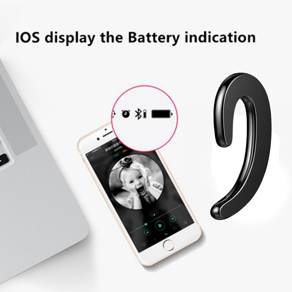 Universele Beengeleiding Oortelefoon Draadloze Bluetooth 4.2 Sport Stereo Headset Voor Laptop Tablet Voor Xiaomi Voor Iphone 7 8 X