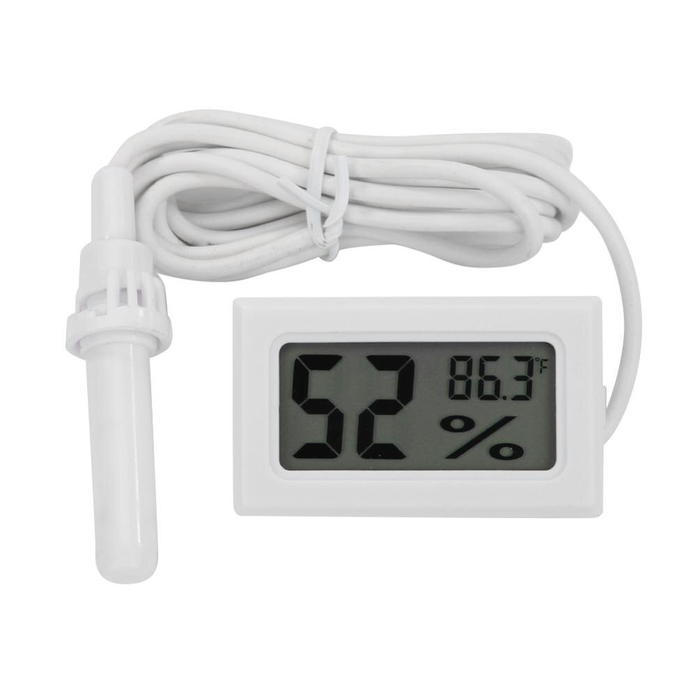 Mini Digitale Lcd Thermometer Sensor Gauge Koelkast Tank Keuken Elektronische Temperatuur Meter Met Magneet Haak: 3