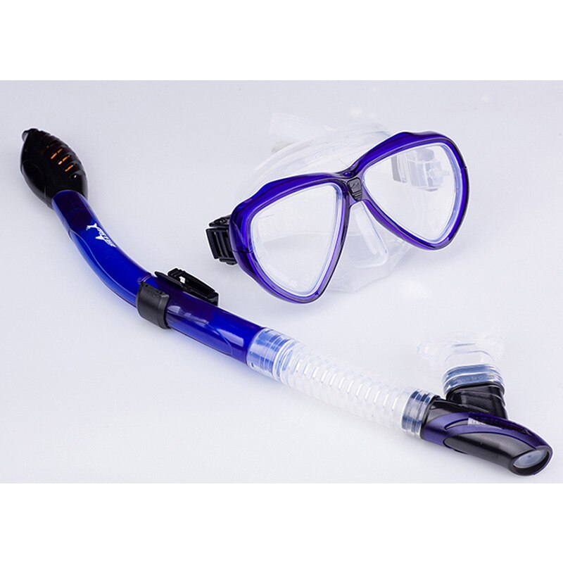 Zwemmen duiken scuba anti-condens bril siliconen masker snorkelbril + snorkelset
