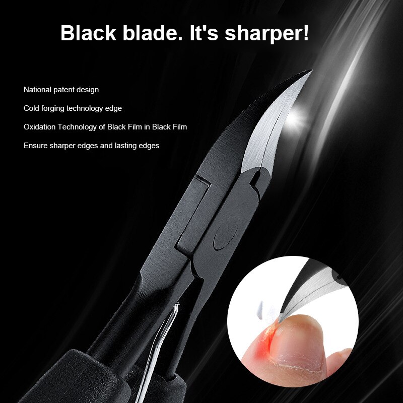 Stainless Steel Nail Clipper Pedicure Tool Toenail Ingrown Eagle Hook Nipper Paronychia Dead Skin Remover Trimming