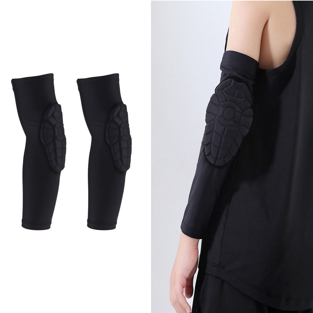Basketball Arm Sleeve - Elbow Support Guard Pads for Children Kids - 4 Sizes to Select
