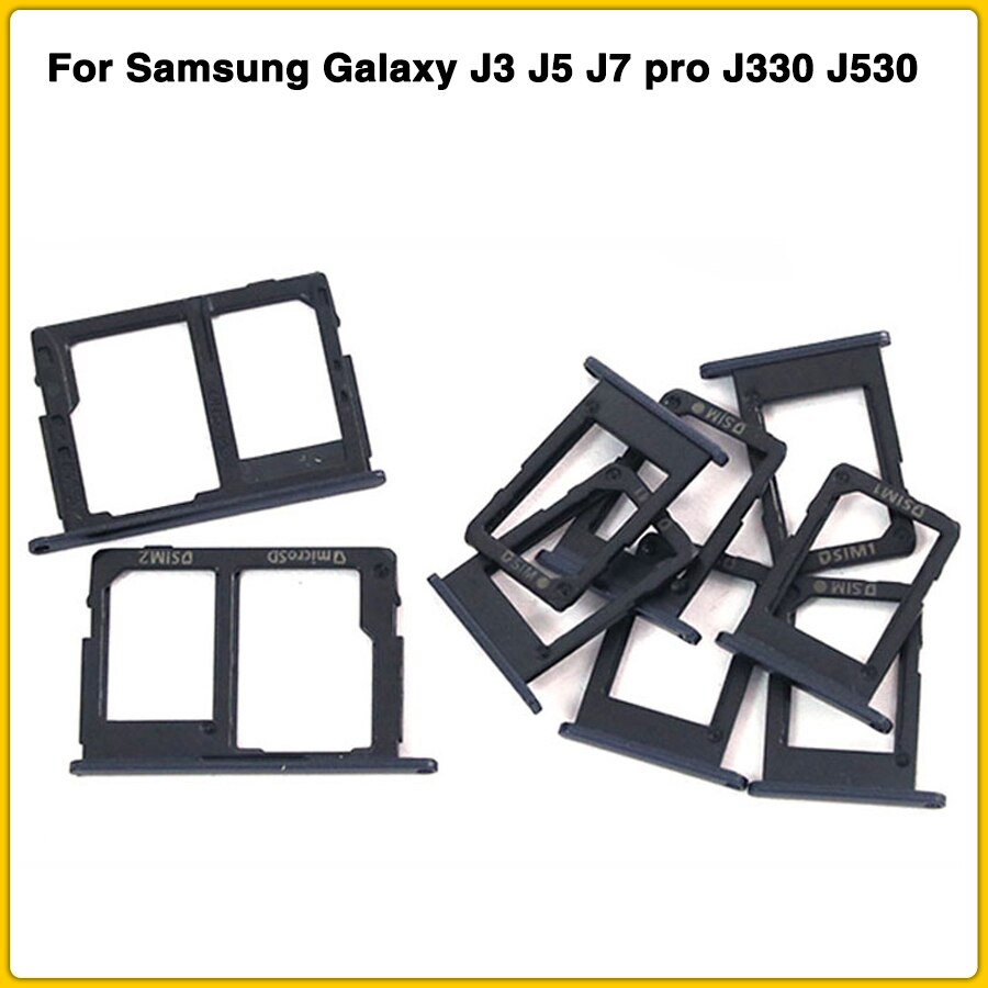 SIM Card Tray Hold for Samsung Galaxy J3 J5 J7 pro J330 J530 J730 J330F J530F J730F SIM Card Reader Sim Tray Holder Sim Slot