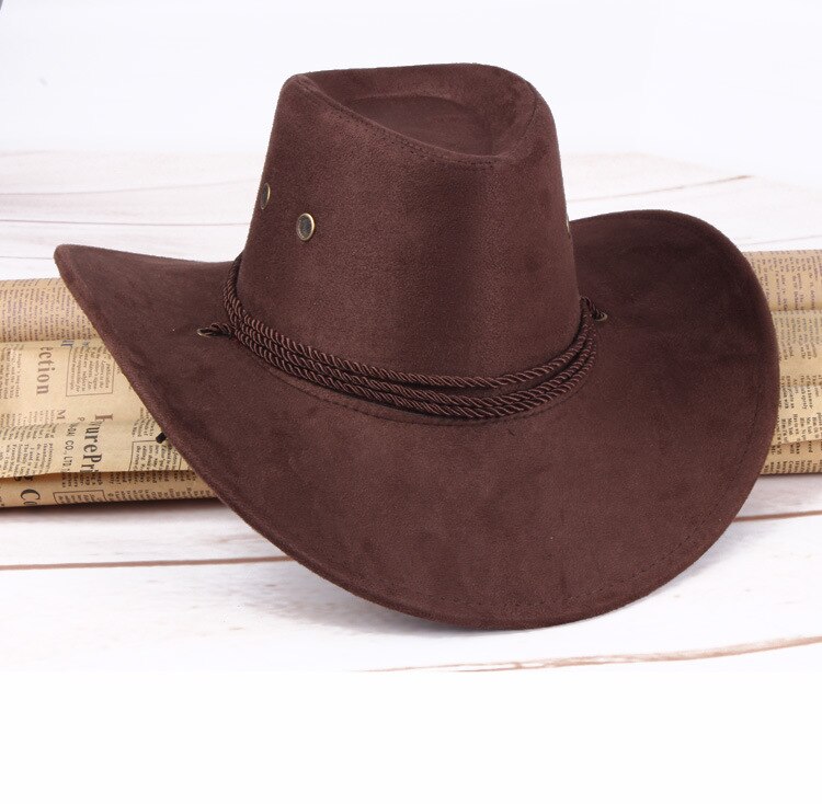Unisex western cowboy hat turist hat hat western hat gorras 8 farver  aw7229: 3
