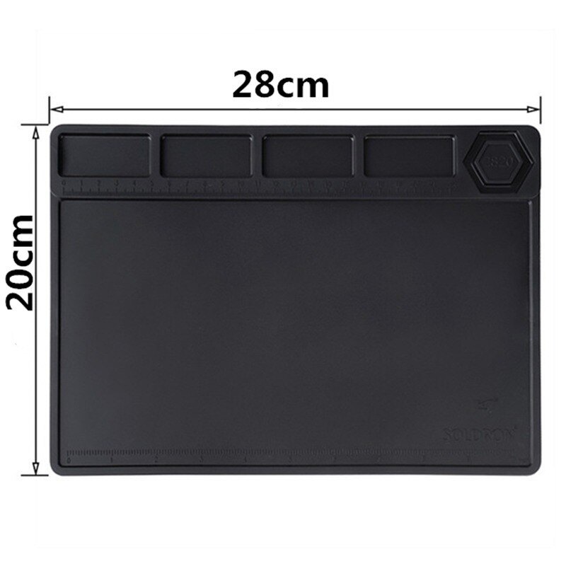 ESD Heat Insulation Working Mat Heat-resistant BGA Soldering Station Insulator Pad Repair Insulation Pad Maintenance Platform: 1