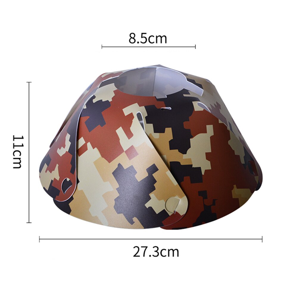 Camouflage Pvc Tent Lantaarn Schaduw Kegel Lamp Hood Cap Outdoor Camping Wandelen Voor Familie Outdoor Camping Accessoires: F