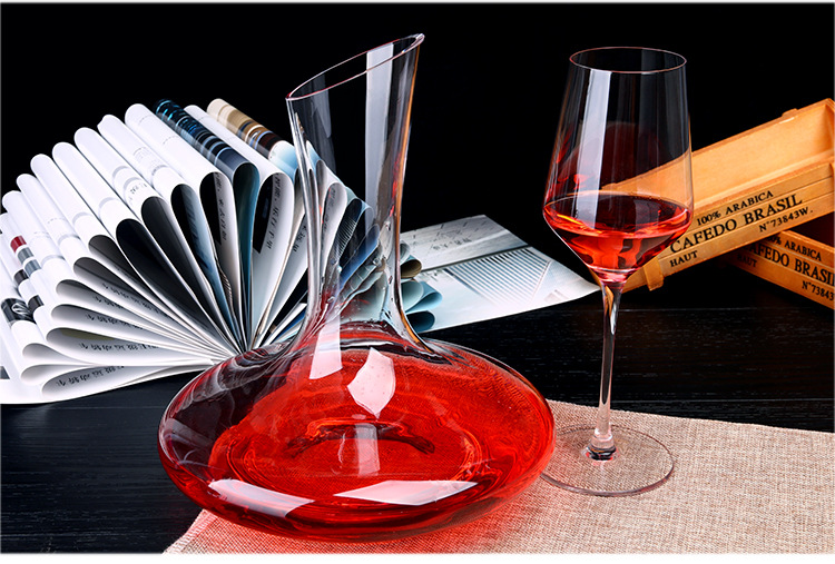1 PC Klassische Wein Karaffe Handgemachte Rotwein Ausgießer Lebendige Champagner Karaffe Wein Karaffe EJS 1100