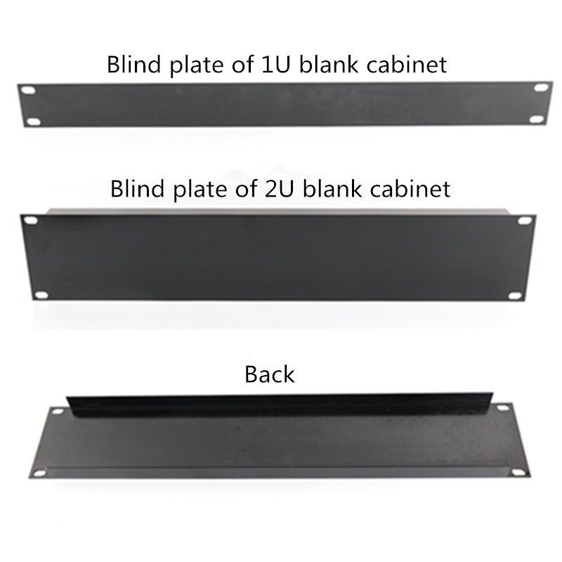1U 19" cabinet Rack Mount Standard 19-inch19 Inches cabinet black 1U/2U Backplane Blind Board for 1U Server Chassis Baffle Cover
