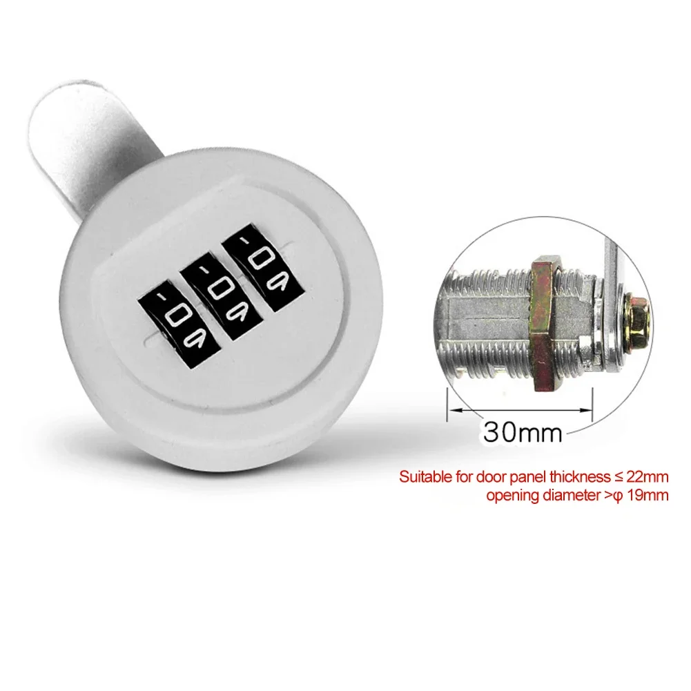 Digitale Combinatie Kast Lock Lade Wachtwoord Lock Domotica Cam Lock Kast Brievenbus Meubelen Hardware: WHITE