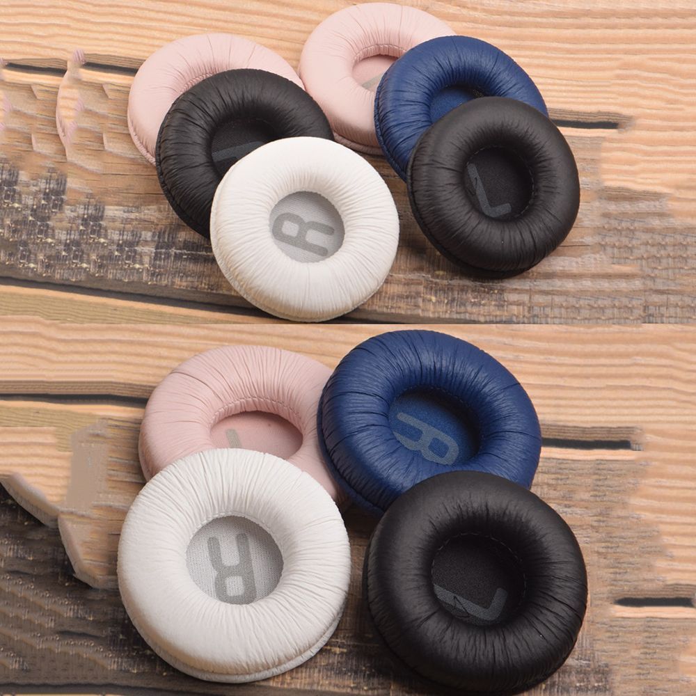 Coussinets d'oreille souples pour JBL Tune 600, T450, T450BT, T500BT, JR300BT, housse de coussin en mousse de remplacement, 70mm, sauna, casque de téléphone, 1 paire
