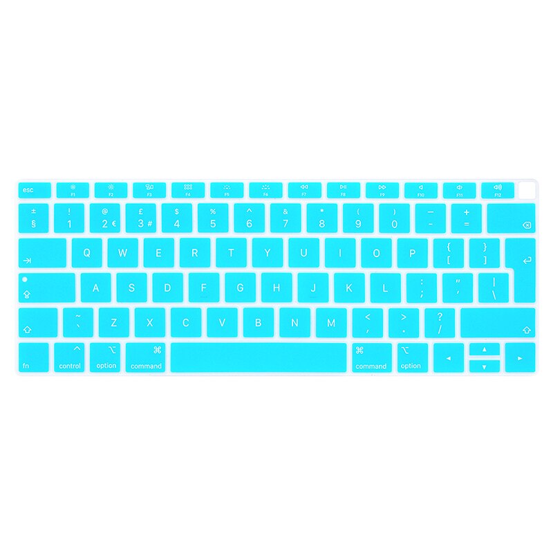 MacBook Air 13 A1932 Keyboard Protector - Silicone Euro Layout Dustproof Waterproof Skin