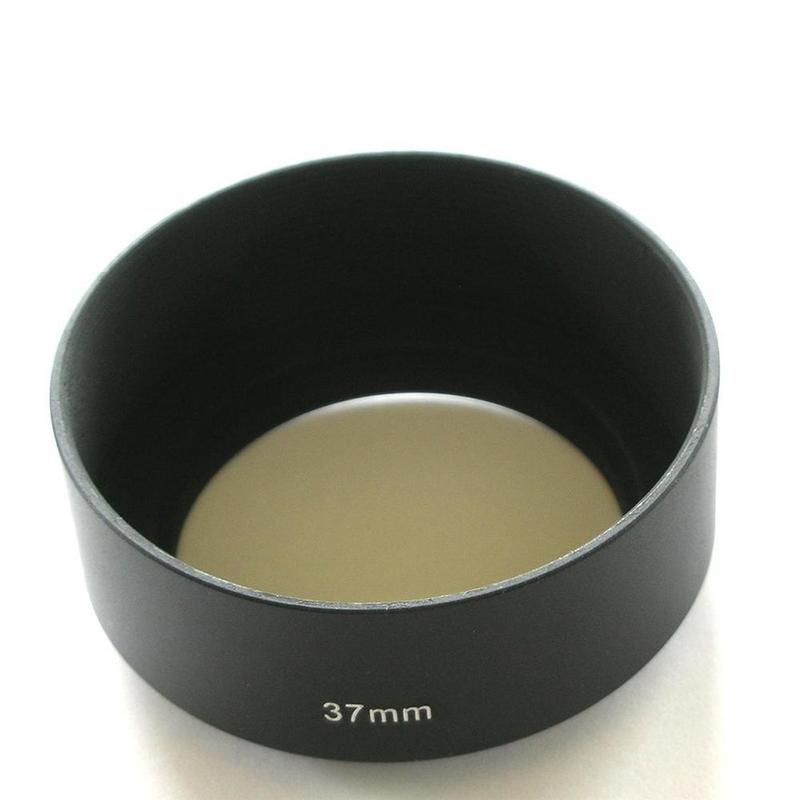 37mm Universal Camera Black Thread Mount Metal Lens Hood Accessories Protector Camera U8L6