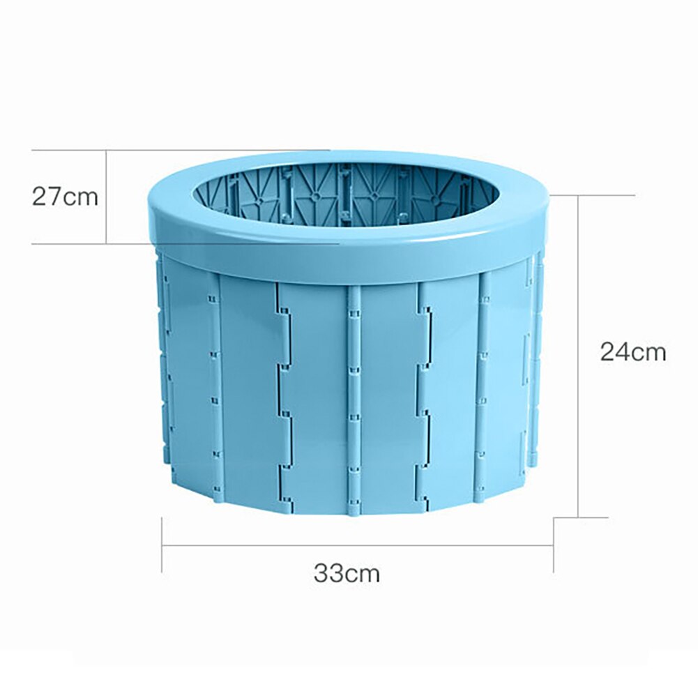 Bærbar bil toilet foldning kommode camping vandreture mini potte toilet skammel sæde til auto lastbil universal