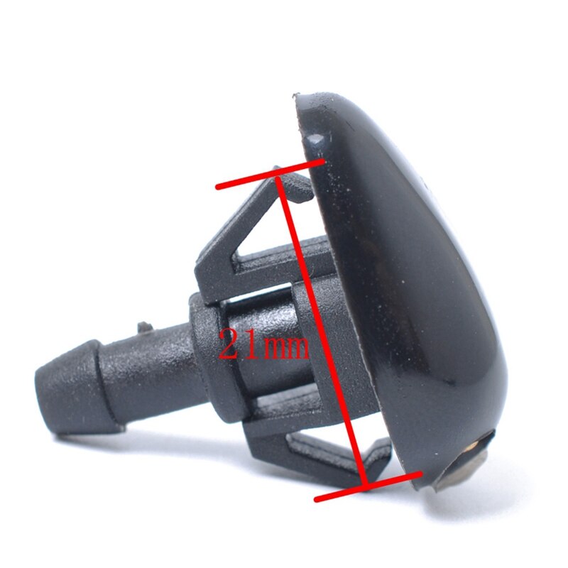 1Pair Windshield Washer Fluid Spray Jet Nozzle For Nissan 1998-2004 Front Windshield Water Nozzle Practical