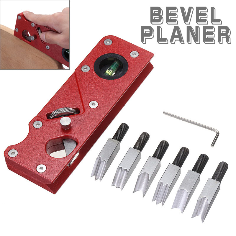 Woodworking Edge Corner Planer 45 Degree Bevel And Cutter Heads Manual Planer Chamfering And Trimming Tool