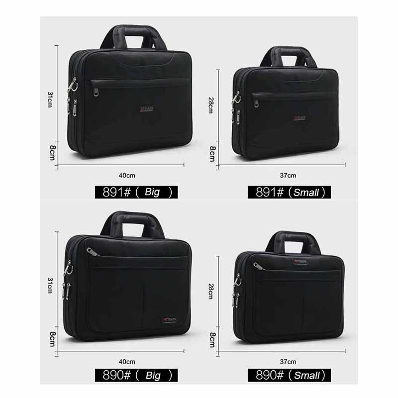 Business Man Aktetas Messenger Bag Mannen Oxford Laptop Handtassen Grote Capaciteit Waterdichte Notebook Tassen Sac Homme