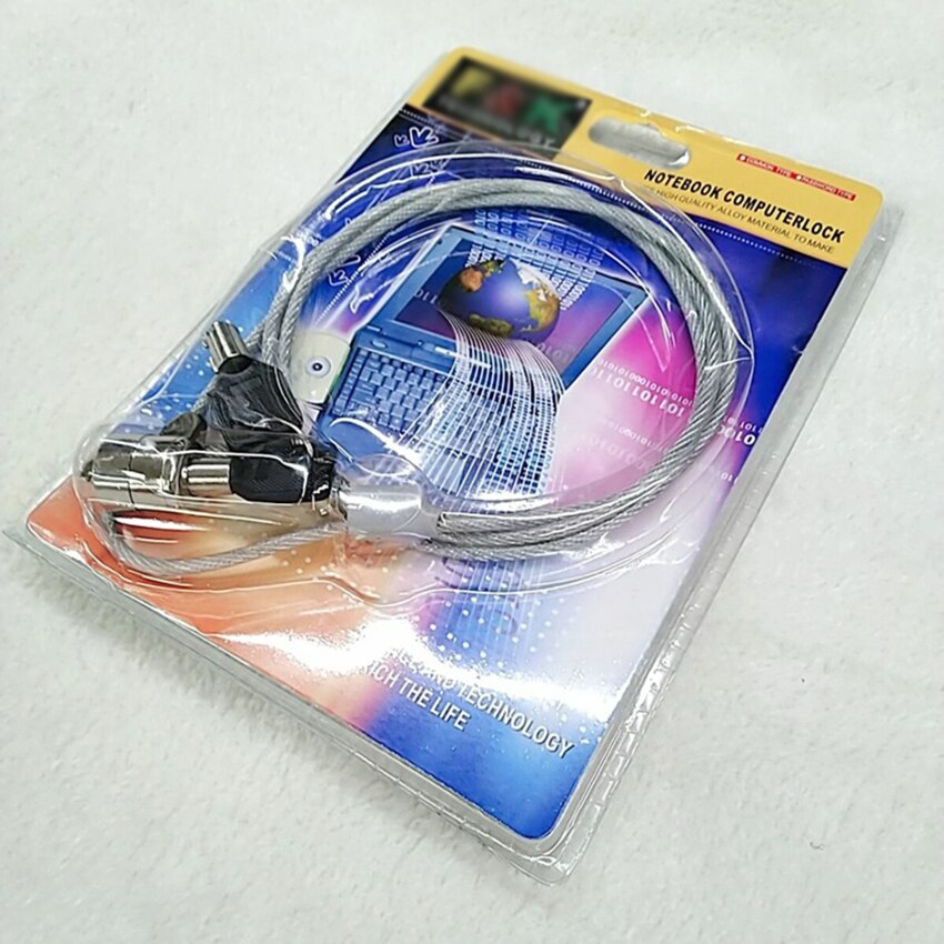 Keyed Laptop Cable Lock Security Cable Lock Anti Theft with 2 Keys, 1.2Meters Compatible for Laptops &amp; Other Devices