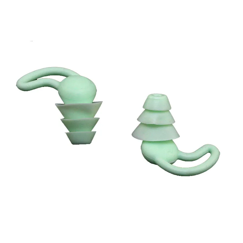 Tapones para los oídos para nadar, tapones para los oídos antiruido para dormir, snorkel, surf, impermeables, antiruido, 1 par
