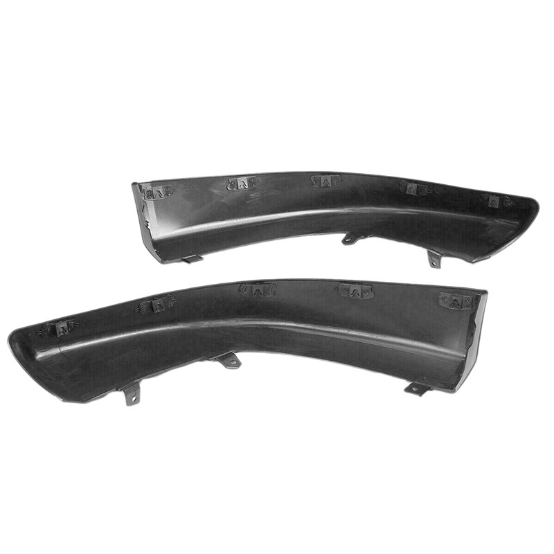 2Pcs Car Front Bumper Splitter Lip Spoiler Body Kit Diffuser Protector Black for Mitsubishi Lancer