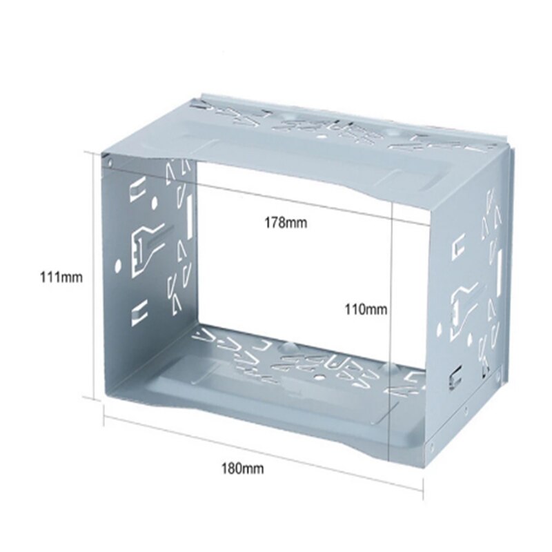 2Din Fittings Kit Radio Head Unit Installatie Frame Algemene 2Din Fittings Kit Automotive Radio Player Box